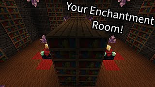 How To Build A Nice Enchantment Room In Minecraft [upl. by Zetnas812]