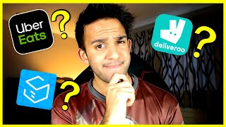 Uber Eats vs Deliveroo vs Stuart l Which is the BEST delivery app [upl. by Lladnek526]