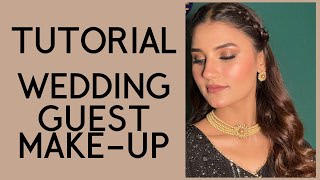 Wedding guest makeup tutorial NimraAliReal by GlowUpbyHira [upl. by Dollar540]