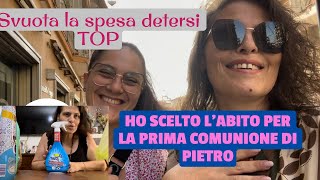 Ho scelto l’abito per la prima comunione di Pietro svuota la spesa di detersivi TOP [upl. by Yreffeg363]