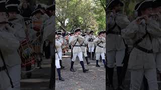 William Diamond Junior Fife and Drum Corp at the Sudbury Colonial Fair history parade music [upl. by Dnaletak]