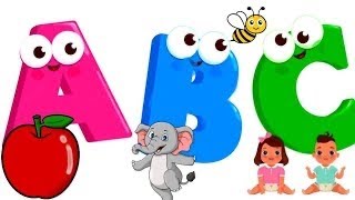 Alphabet abc song toddlers rhymes kindergarten preschooler learning Aforapple rhyme phonic sound abc [upl. by Aihsele356]