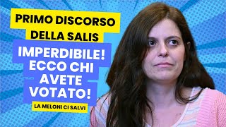 IL PRIMO DISCORSO DI ILARIA SALISSE PENSAVAMO DI AVER VISTO IL PEGGIOCI SBAGLIAVAMOE DI GROSSO [upl. by Gill]