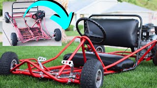 40 Rusty Go Kart into Awesome  Kart W Harbor Freight Predator [upl. by Kcirdet]