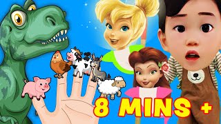 Animals Finger Family  10 Big Dinosaurs  Nursery Rhymes  and More DoReMi Kids Songs [upl. by Killarney]