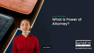 What is Power of Attorney [upl. by Idihc]