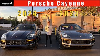 Porsche Cayenne 2023 vs 2024 Detailed comparison review [upl. by Maleen875]