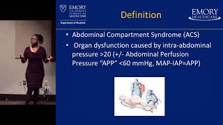 Intraabdominal Hypertension  Wendy R Greene MD [upl. by Lliw338]