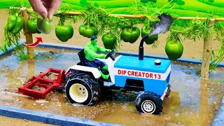 Diy diorama making mini motor water pump science project captainfarma [upl. by Ollopa]