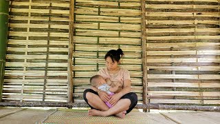 Picking sweet melon to sell and completing bamboo walls  Hương Single mom [upl. by Tibbs969]