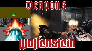 All Weapons of Wolfenstein 1992  2017 [upl. by Othelia]