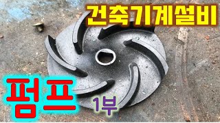 건축기계설비 펌프  1부 벌루트입형터빈심정유량양정동력효율성능곡선상사법칙 [upl. by Mauro918]