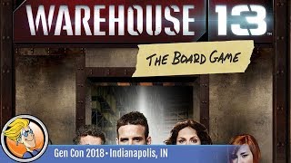 Warehouse 13 The Board Game — game overview at Gen Con 2018 [upl. by Ailem]