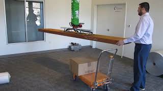 Handling a wooden plank with Vaculex® VL Vacuum Lifter  Piab [upl. by Lower]