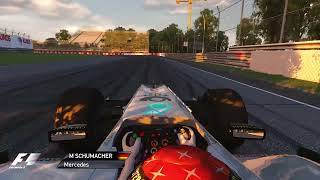 F1 2010  Mercedes MGP W01  Michael Schumacher Onboard at Gilles Villeneuve Circuit Assetto Corsa [upl. by Aitsirt]