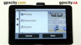 The Map and Vehicle Settings in the Garmin nuvi 3550 and 3590 with GPS City [upl. by Schrader]