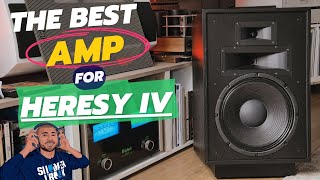 Chasing the best amplifier for Klipsch Heresy IV Review [upl. by Corbie470]