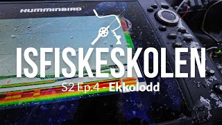 Isfiske med ekkolodd  Isfiskeskolen S2 Ep4 [upl. by Zuliram725]