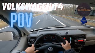 2000 Volkswagen T4 25 TDI 88HP  POV Test Drive [upl. by Aytida226]