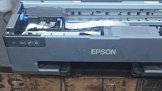 Epson L18050 A3 DTF printer Red Light blinking Problem Error PW sensor change ID Card copy [upl. by Andersen131]