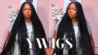 Bulk Human Hair For Small Boho Knotless Braids  Maintenance ￼ YWIGS [upl. by Starlin]