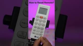 How To Reset LG Remote amp Set the Time acremote RemoteFeature Airconditioner remoteguide shorts [upl. by Belinda881]