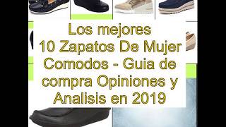 Los mejores 10 Zapatos De Mujer Comodos  Guía de compra Opiniones y Análisis en [upl. by Salem]