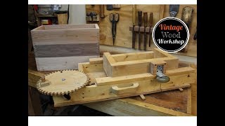 How I Use The quotMatthias Wandelquot Box Joint Jig [upl. by Rakia]