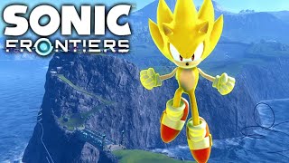 Playable Super Sonic in Sonic Frontiers With Flight [upl. by Yr]