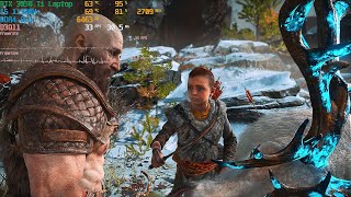 RTX 3050 Ti 4GB Laptop  i5 11300H  God of War  High Settings  DLSS [upl. by Anjali]