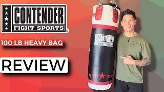 Contender Fight Sports Heavy Bag Setup amp First Impressions [upl. by Anaeda]