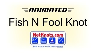 How to tie the Fish n Fool Knot by NetKnots [upl. by Allene]