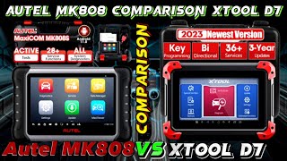 Autel MK808 vs Xtool D7 Which Is the Best OBD2 Scanner [upl. by Harms]