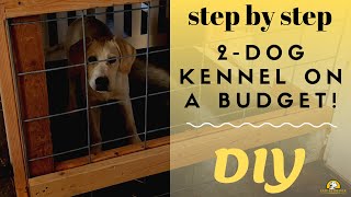 Build a Cheap 2Dog Kennel in Your Garage [upl. by Darrelle]