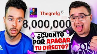 ELDED APAGA MI DIRECTO DE LOS 8000000 EN TWITCH  TheGrefg [upl. by Olivia]