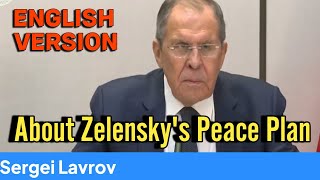 Lavrov on Zelenskys victory plan and the Wests policy towards Ukraine ahead of the USA elections [upl. by Ahsinut]