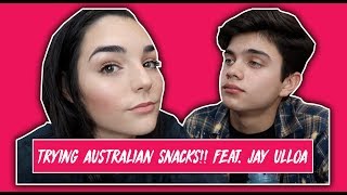 POISONING JAY ULLOA AUSTRALIAN SNACK CHALLENGE [upl. by Mahmoud]