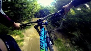 Flowcountry Trail Race Style Bikepark Geisskopf Bischofsmais  uncut  Gopro [upl. by Analed182]