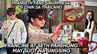 FRANCINE at SETH parehong may SUOT na SINGSING  FRANSETH FANS sinurpresa si Francine sa Thailand [upl. by Nesta206]