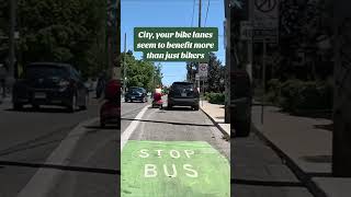 Davenport Rd toronto urbanplanning cycling bikelane micromobility thecityoftoronto [upl. by Elehcim]