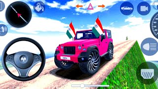 Modified Mahindra Thar  Indian Cars Simulator 3d  Thar wala game  Trending game  22 Game [upl. by Anerec]