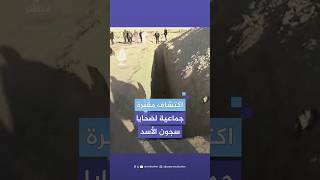 العثور على مقبرة جماعية يعتقد أنها تضم جثـامـيـن معتقلين سابقين في سجون الأسد قُتــلـوا تحت التعذيب [upl. by Cristine]