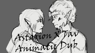 Astarion X Tav Baldurs Gate 3 DUBBED animatic part 14 [upl. by Tacklind]