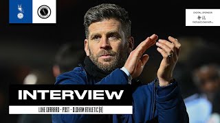 INTERVIEW  Luke Garrard post  Oldham Athletic A 13th February 2024 [upl. by Ayim]