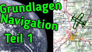 Grundlagen Navigation Teil 1  PROP FREI  Ultraleicht Fliegen Lernen [upl. by Enyalahs]