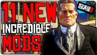 11 NEW Incredible Mods Red Dead Redemption 2  RDR2 Best Mods [upl. by Ayaros756]