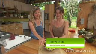 quotRaw Foodquot Episode 49  Jenna in the Jungle  Rollinia Raw Food [upl. by Doughman]