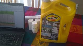 0W20 Pennzoil Ultra vs Platinum vs AMSOIL Virgin Oil Analysis SPEEDiagnostix Lab Results [upl. by Bang]