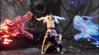 FIRE GOD LIU KANG UNLEASHES HIS INNER DEMON ON KOMBAT LEAGUE [upl. by Doralin]