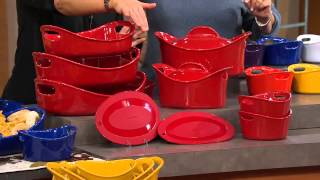 Rachael Ray Bubble amp Brown 11Piece Bakeware Set with Rachael Ray [upl. by Marabel]